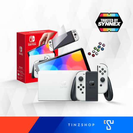 เครื่องเกม Nintendo Switch OLED สีขาว_5